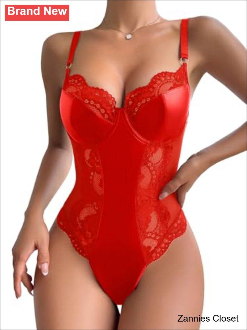 🤠 Leather Bodysuit Corset Top Sexy Bustier Lingerie Slim Fit Sleeveless
